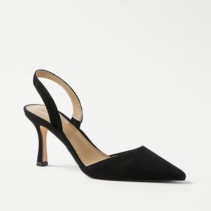 Ann Taylor Kerry Suede Slingback Pumps